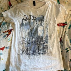 Serial experiments lain merch anime T-shirt - lain shirt manga anime merch